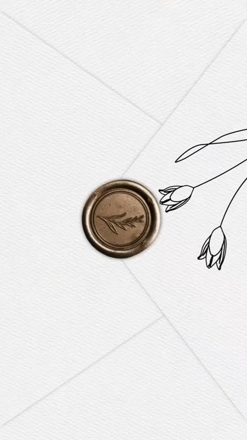 Closed Wedding Envelope